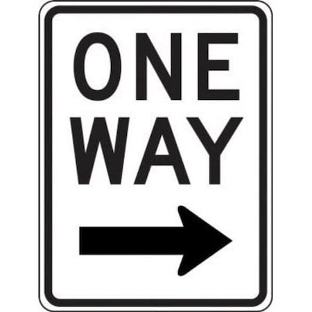 Accuform LANE GUIDANCE SIGN ONE WAY RIGHT MR62RDP MR62RDP